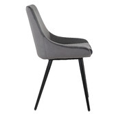 Rowland &amp; Archibald Daimyo Dusty Velvet Dining Chairs