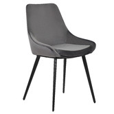 Rowland &amp; Archibald Daimyo Dusty Velvet Dining Chairs