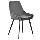 Rowland &amp; Archibald Daimyo Dusty Velvet Dining Chairs