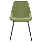 Rowland &amp; Archibald Daimyo Dusty Velvet Dining Chairs