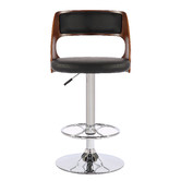 Rowland &amp; Archibald Waterloo Upholstered Adjustable Barstool
