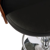 Rowland &amp; Archibald Waterloo Upholstered Adjustable Barstool