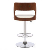 Rowland &amp; Archibald Waterloo Upholstered Adjustable Barstool
