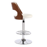 Rowland &amp; Archibald Waterloo Upholstered Adjustable Barstool