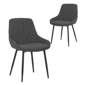 Rowland &amp; Archibald Lance Fabric Dining Chairs