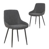 Rowland &amp; Archibald Lance Faux Leather Dining Chairs