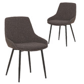 Rowland &amp; Archibald Lance Fabric Dining Chairs
