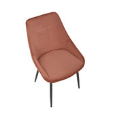 Rowland &amp; Archibald Khufra Velvet Dining Chairs