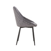 Rowland &amp; Archibald Khufra Velvet Dining Chairs