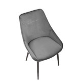 Rowland &amp; Archibald Khufra Velvet Dining Chairs