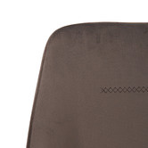 Rowland &amp; Archibald Khufra Velvet Dining Chairs