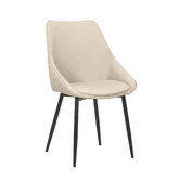 Rowland &amp; Archibald Khufra Faux Leather Dining Chairs