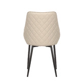 Rowland &amp; Archibald Khufra Faux Leather Dining Chairs
