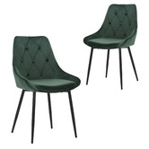Rowland &amp; Archibald Elliana Velvet Dining Chairs