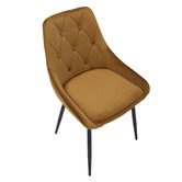 Rowland &amp; Archibald Elliana Velvet Dining Chairs