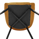Rowland &amp; Archibald Daimyo Dusty Velvet Dining Chairs