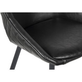 Rowland &amp; Archibald Khufra Faux Leather Dining Chairs