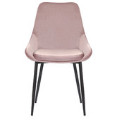 Rowland &amp; Archibald Daimyo Dusty Velvet Dining Chairs