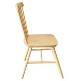 Rowland &amp; Archibald Natural Chinon Rubberwood Dining Chairs