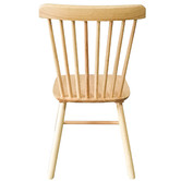Rowland &amp; Archibald Natural Chinon Rubberwood Dining Chairs