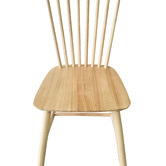 Rowland &amp; Archibald Natural Chinon Rubberwood Dining Chairs