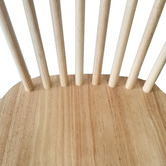 Rowland &amp; Archibald Natural Chinon Rubberwood Dining Chairs