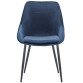Rowland &amp; Archibald Khufra Velvet Dining Chairs