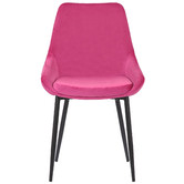 Rowland &amp; Archibald Daimyo Dusty Velvet Dining Chairs