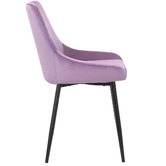 Rowland &amp; Archibald Daimyo Dusty Velvet Dining Chairs