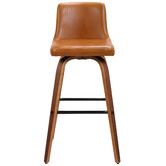 Rowland &amp; Archibald Marselle Faux Leather Barstools
