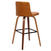 Rowland &amp; Archibald Marselle Faux Leather Barstools