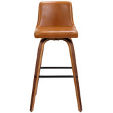 Rowland &amp; Archibald Marselle Faux Leather Barstools