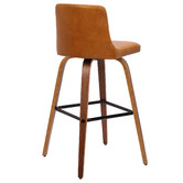 Rowland &amp; Archibald Marselle Faux Leather Barstools