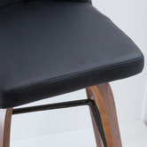 Rowland &amp; Archibald Marselle Faux Leather Barstools