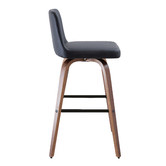 Rowland &amp; Archibald Marselle Faux Leather Barstools