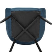 Rowland &amp; Archibald Daimyo Dusty Velvet Dining Chairs