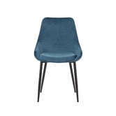 Rowland &amp; Archibald Daimyo Dusty Velvet Dining Chairs