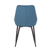 Rowland &amp; Archibald Daimyo Dusty Velvet Dining Chairs