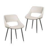 Rowland &amp; Archibald Nancy Faux Leather Dining Chairs