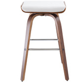 Rowland &amp; Archibald White Ruby Barstools