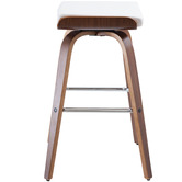 Rowland &amp; Archibald White Ruby Barstools