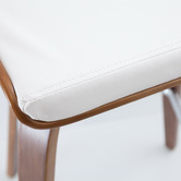 Rowland &amp; Archibald White Ruby Barstools