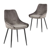 Rowland &amp; Archibald Daimyo Velvet Dining Chairs
