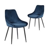 Rowland &amp; Archibald Daimyo Velvet Dining Chairs