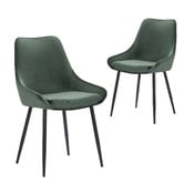 Rowland &amp; Archibald Daimyo Velvet Dining Chairs