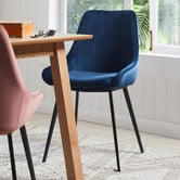 Rowland &amp; Archibald Daimyo Velvet Dining Chairs