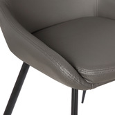 Rowland &amp; Archibald Daimyo Faux Leather Dining Chairs