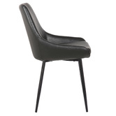 Rowland &amp; Archibald Daimyo Faux Leather Dining Chairs