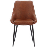 Rowland &amp; Archibald Daimyo Faux Leather Dining Chairs