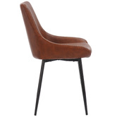 Rowland &amp; Archibald Daimyo Faux Leather Dining Chairs